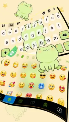 Cute Green Frog android App screenshot 1