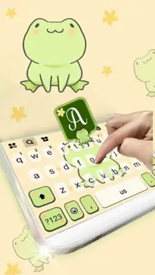 Cute Green Frog android App screenshot 3